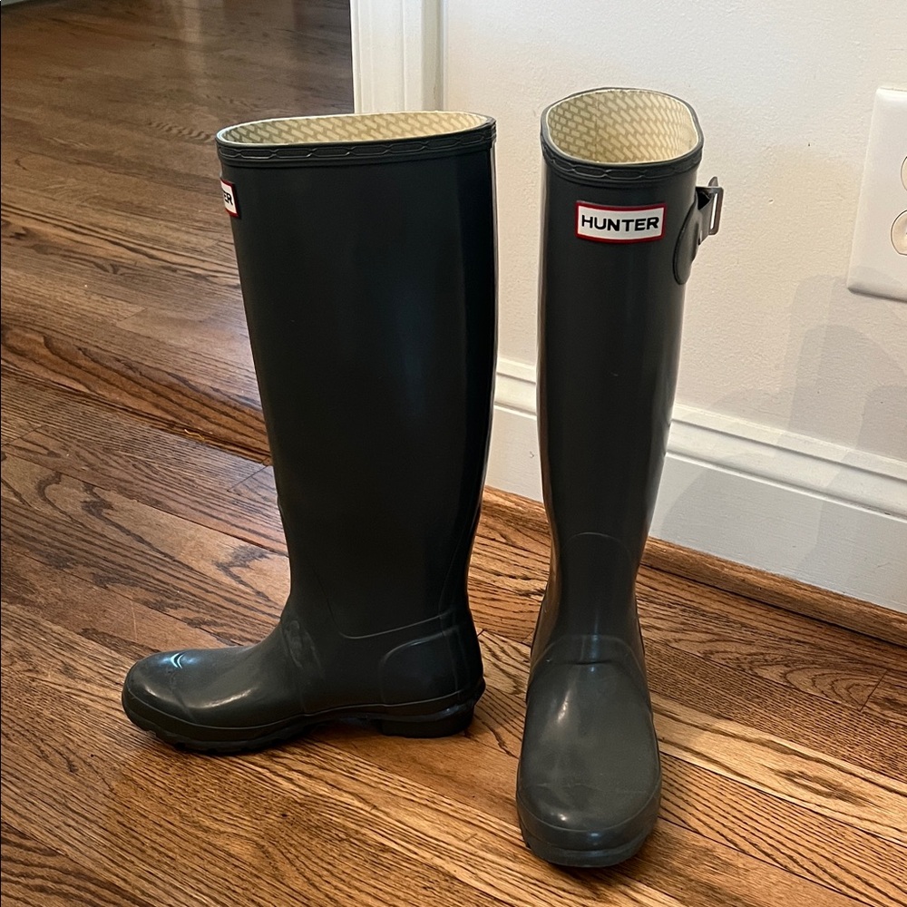 Hunter original gloss rain boots